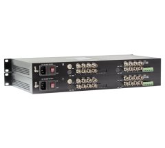 Uptech KX1078 Fiber Media Converter - 16 Video + 1 Data - PAIR support AHD 1080P