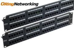 ORing Networking PPC6U48S UTP Cat6 48 Port Patch Panel - Straight 1U