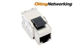 ORing Networking ICC6AF-P CAT6a Shielded InLine Coupler for Patch Panel