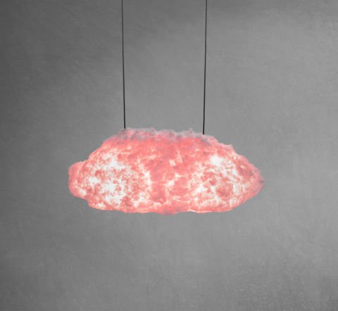 Bouffee Cloud Large Bulut Sarkıt Aydınlatma RGB Işık Kumandalı 16 Renk Siyah Kordonlu