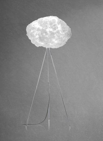 Bouffee Cloud Bulut Tripod Lambader Krom Ayaklı Beyaz Işık