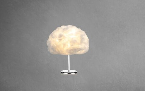Bouffee Cloud Abajur Bulut Aydınlatma Gün Işığı Krom Tek Ayak