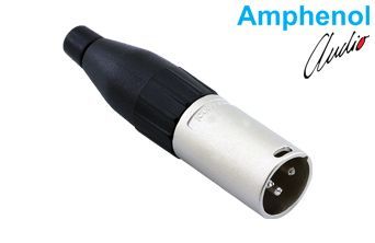 Amphenol AC3MM 3 Pin XLR Erkek Konnektör