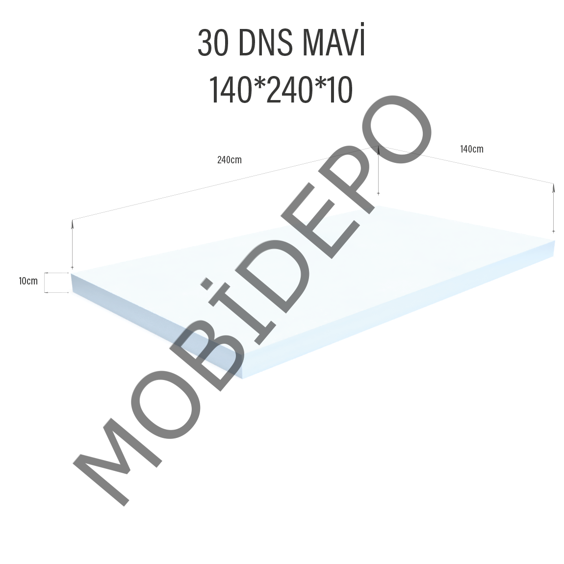 SUNGER 30D 140X240X10CM MAVI