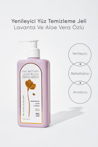 Yenileyici Yüz Temizleme Jeli Lavanta ve Aloe Vera Özlü 350 ML