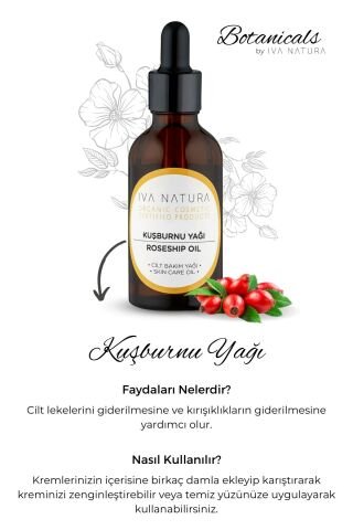 Doğal Kuşburnu Yağı 50 ML