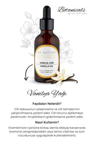 Doğal Vanilya Yağı 50 ML