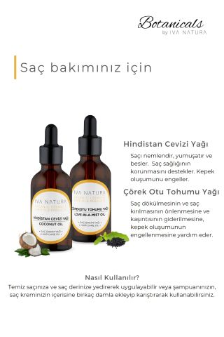 Doğal Cilt ve Saç Bakım Yağı Seti - Mandalina