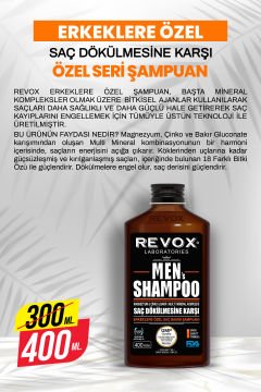 Men Shampoo Erkeklere Özel Saç Dökülmesini Engelleyen Bakım Şampuanı 400 ML