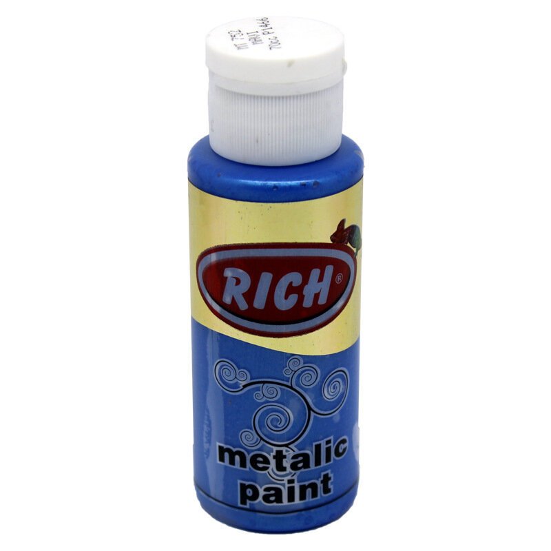 Rich Akrilik Boya Metalik 70 Ml Mavi 752