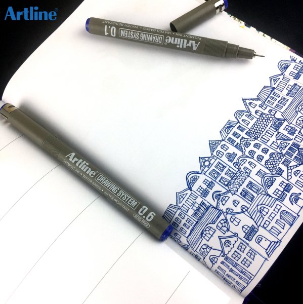 Artline Drawing System 0.8 Mm Black