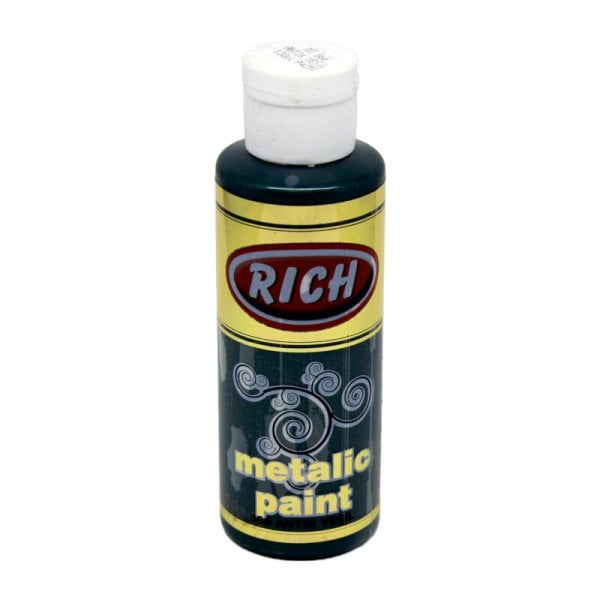 Rich Akrilik Boya Metalik 130 Ml Antik Yeşil 866