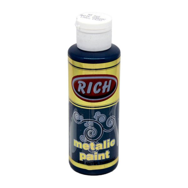 Rich Akrilik Boya Metalik 130 Ml Antik Turkuaz 868