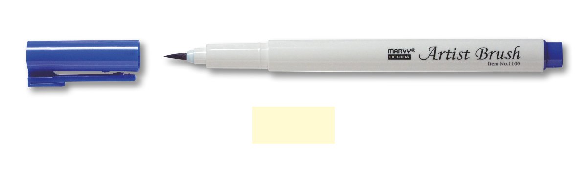 Marvy Uchida Brush Pen Cream Yellow