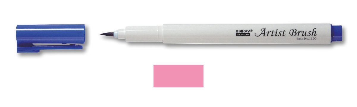 Marvy Uchida Brush Pen Bubble Gum Pink