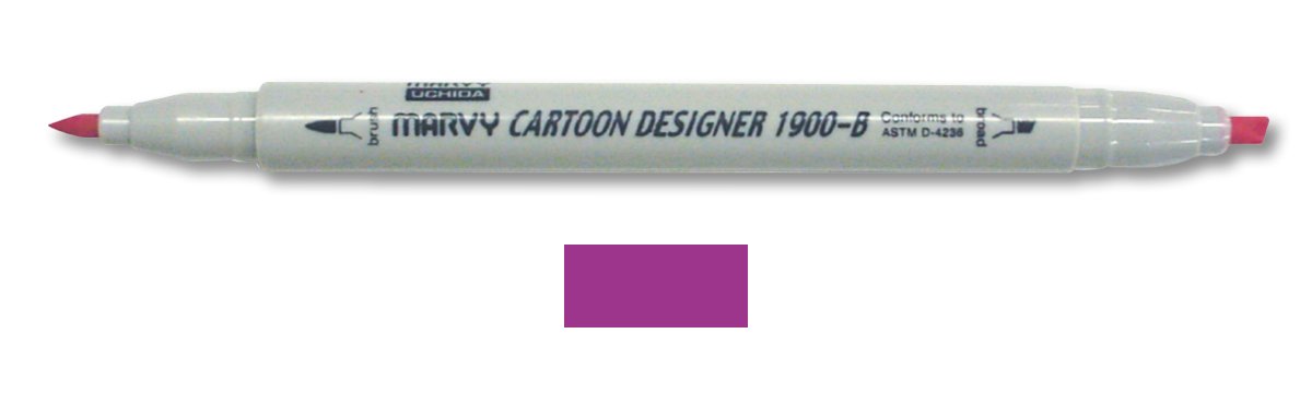 Marvy Uchida Cartoon Designer Marker Iris Purple
