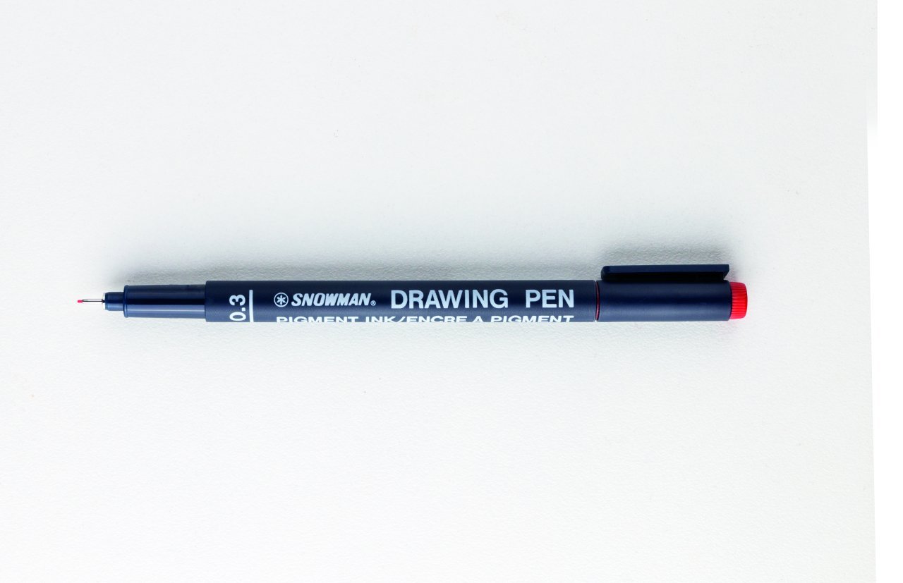 Snowman Teknik Çizim Kalemi 0.3 Mm Kırmızı