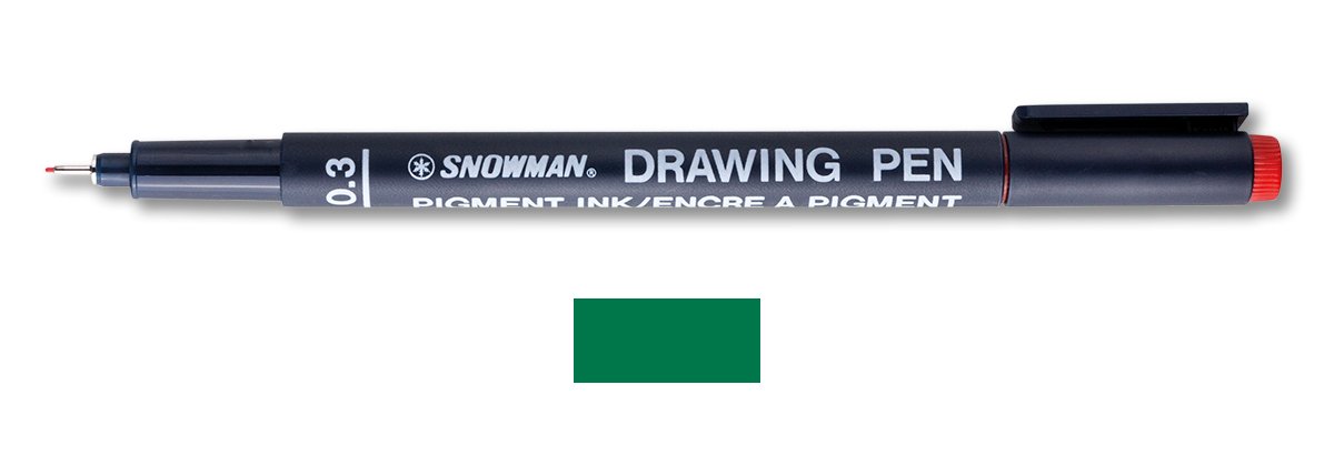 Snowman Teknik Çizim Kalemi 0.3 Mm Yeşil