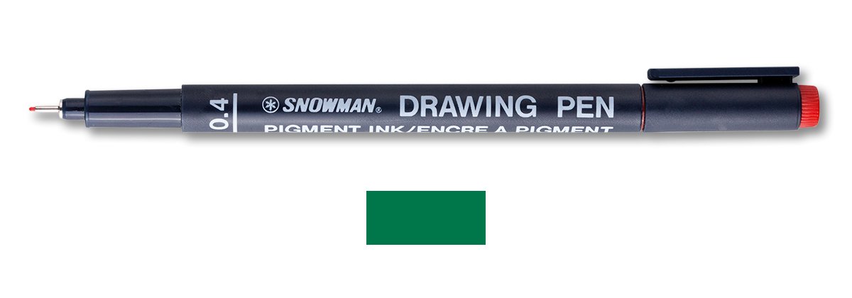 Snowman Teknik Çizim Kalemi 0.4 Mm Yeşil