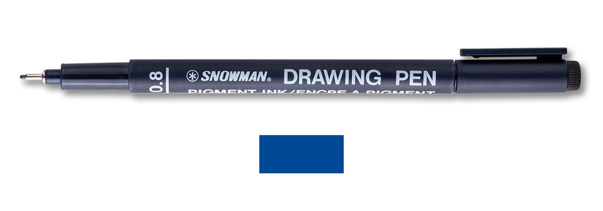 Snowman Teknik Çizim Kalemi 0.8 Mm Mavi