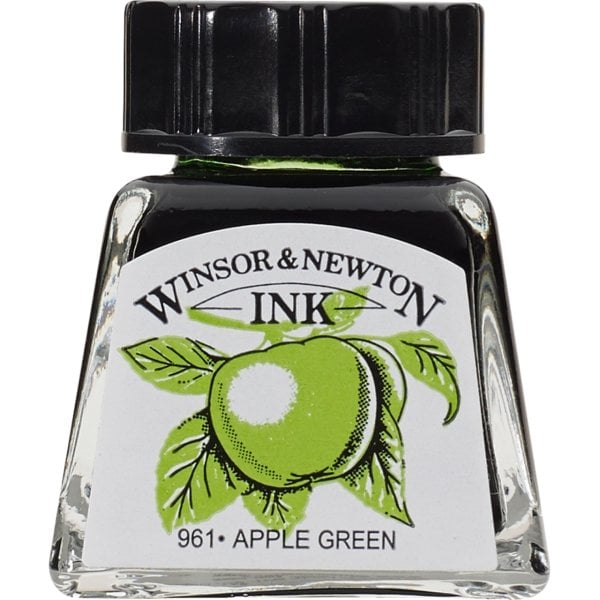 Winsor & Newton Çizim Mürekkebi 14 Ml Apple Green 011