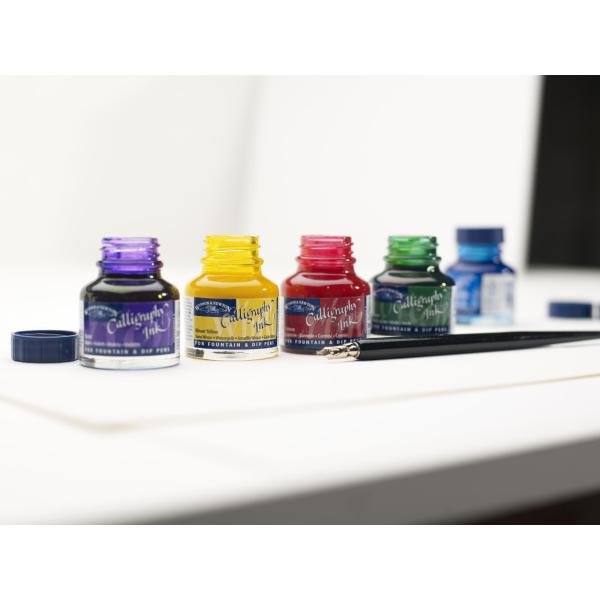 Winsor & Newton Kaligrafi Mürekkebi 30 Ml Scarlet 601