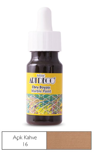 Artdeco Ebru Boyası 30 Ml Açık Kahve 16