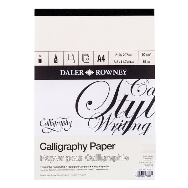 Daler & Rowney Kaligrafi Bloğu A4 90 Gr 30 Yaprak