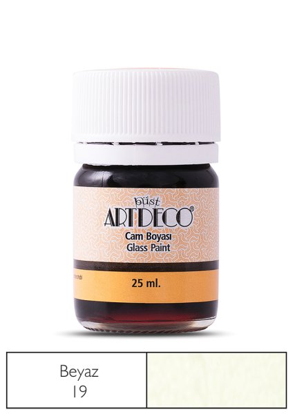 Artdeco Cam Boyası 25 Ml Beyaz 19