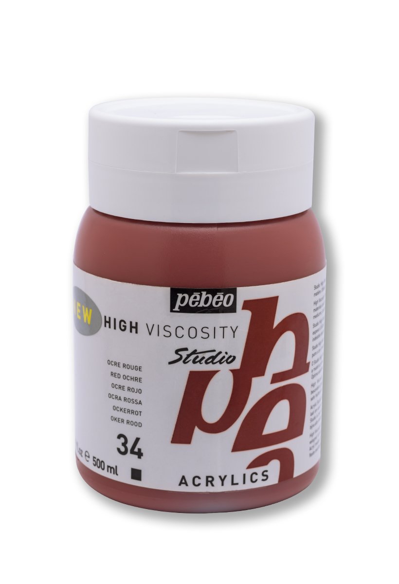 Pebeo Studio Akrilik Boya 500 Ml Red Ochre