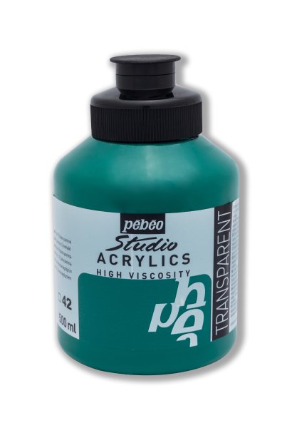 Pebeo Studio Akrilik Boya 500 Ml Phthocyanine Green