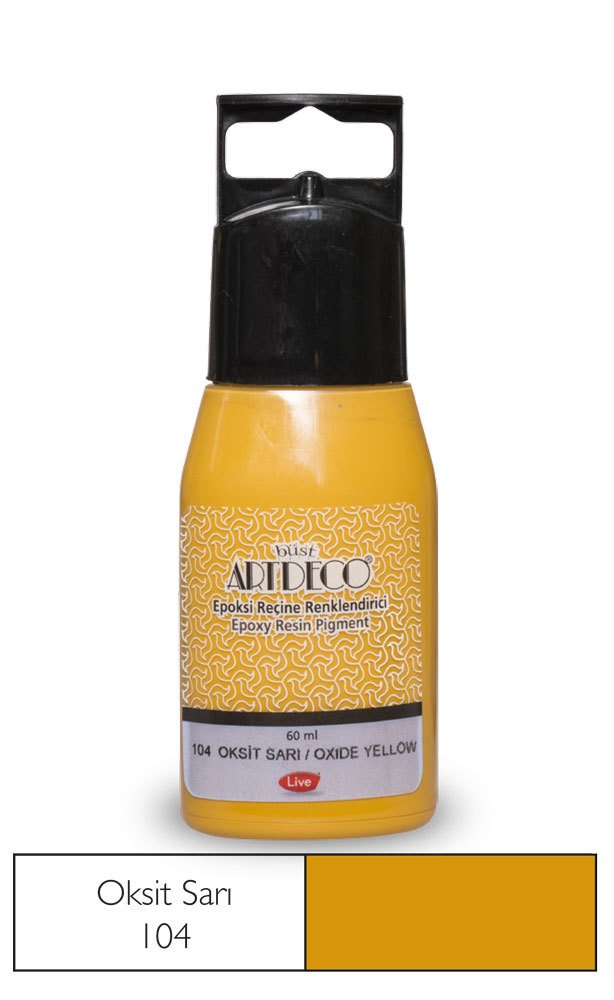 Artdeco Epoksi Renklendiricisi 60 Ml Okre Sarı 104