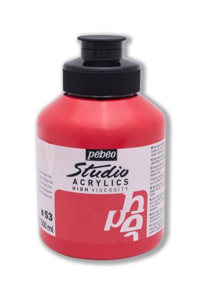 Pebeo Studio Akrilik Boya 500 Ml Dark Cadmium Red