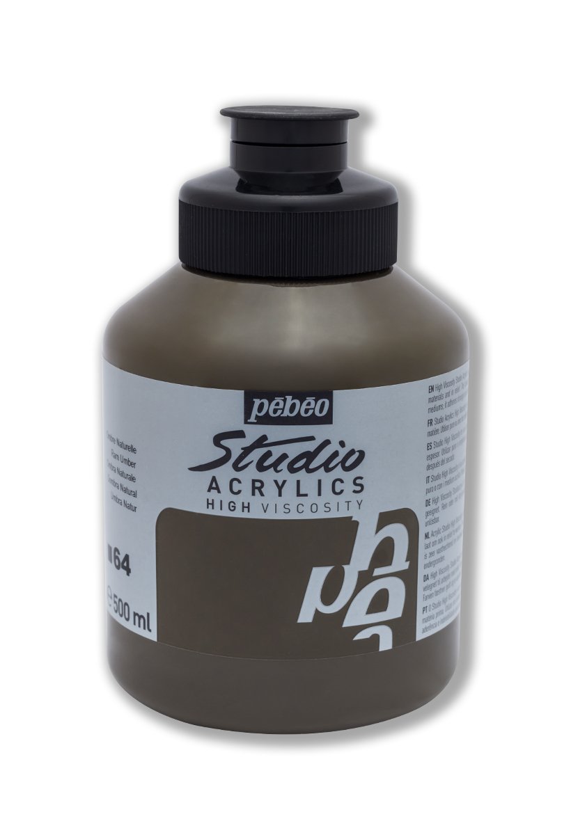 Pebeo Studio Akrilik Boya 500 Ml Raw Umber