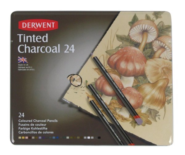 Derwent Tinted Charcoal Kalem Seti 24 Lü