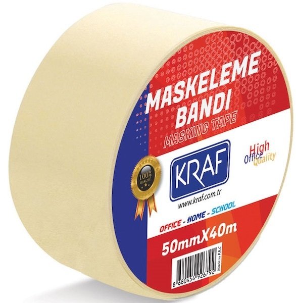 Kraf Maskeleme Bandı 50 Mm X 40 M