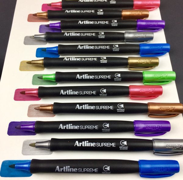 Artline Supreme Metallic Marker Green