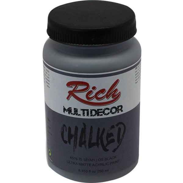 Rich Multi Decor Chalked Boya 250 Ml İs Siyah 4576