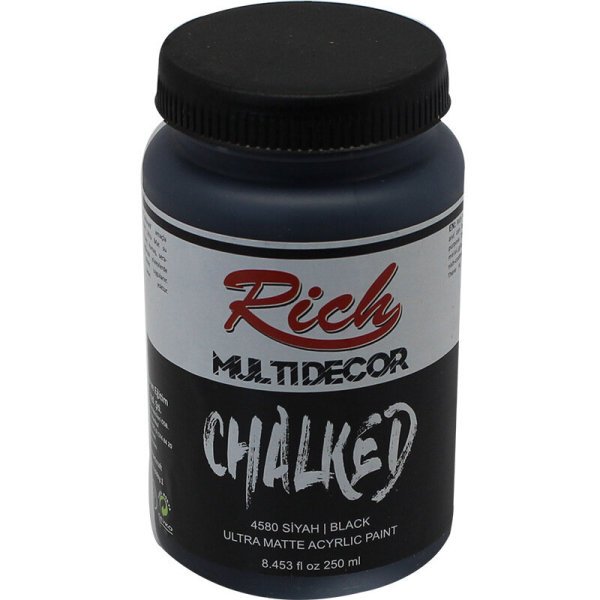 Rich Multi Decor Chalked Boya 250 Ml Siyah 4580