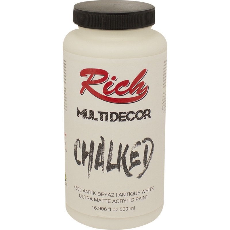 Rich Multi Decor Chalked Boya 500 Ml Antik Beyaz 4502