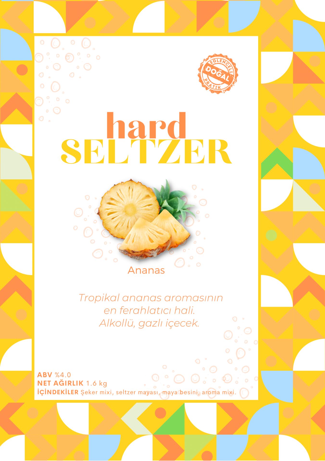 Hard Seltzer - Ananaslı