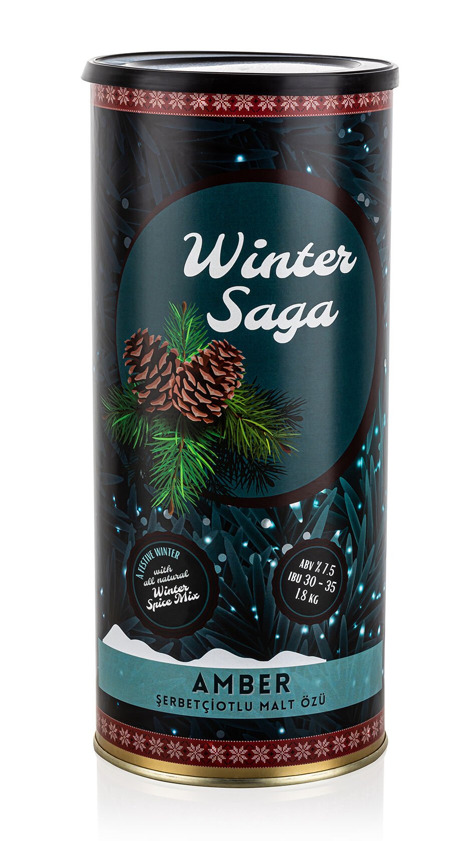 Winter Saga - Amber - Şerbetçiotlu Malt Özü 1.8 kg