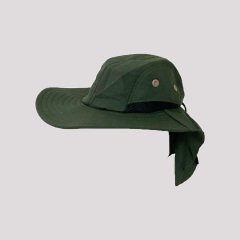 Rahat Kullanımlı Ayarlanabilir Safari - Bahçe Şapkası (Haki)