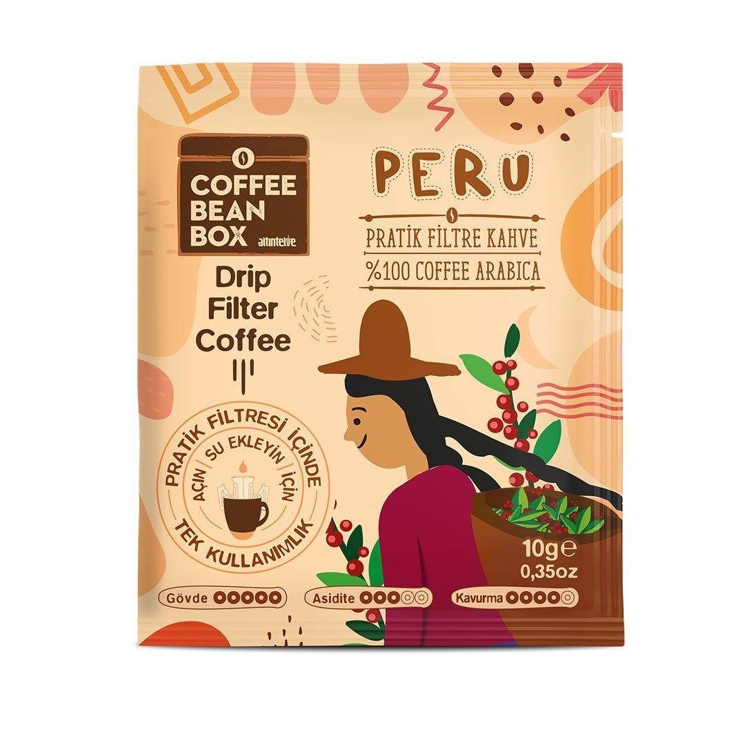 Coffee Bean Box Peru Pratik Filtre Kahve 10 Gr