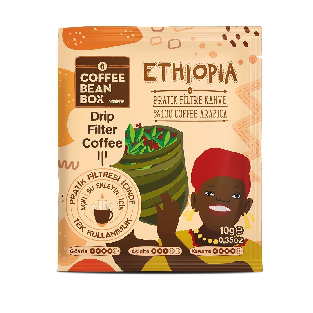Coffee Bean Box Ethiopia Pratik Filtre Kahve 10 Gr