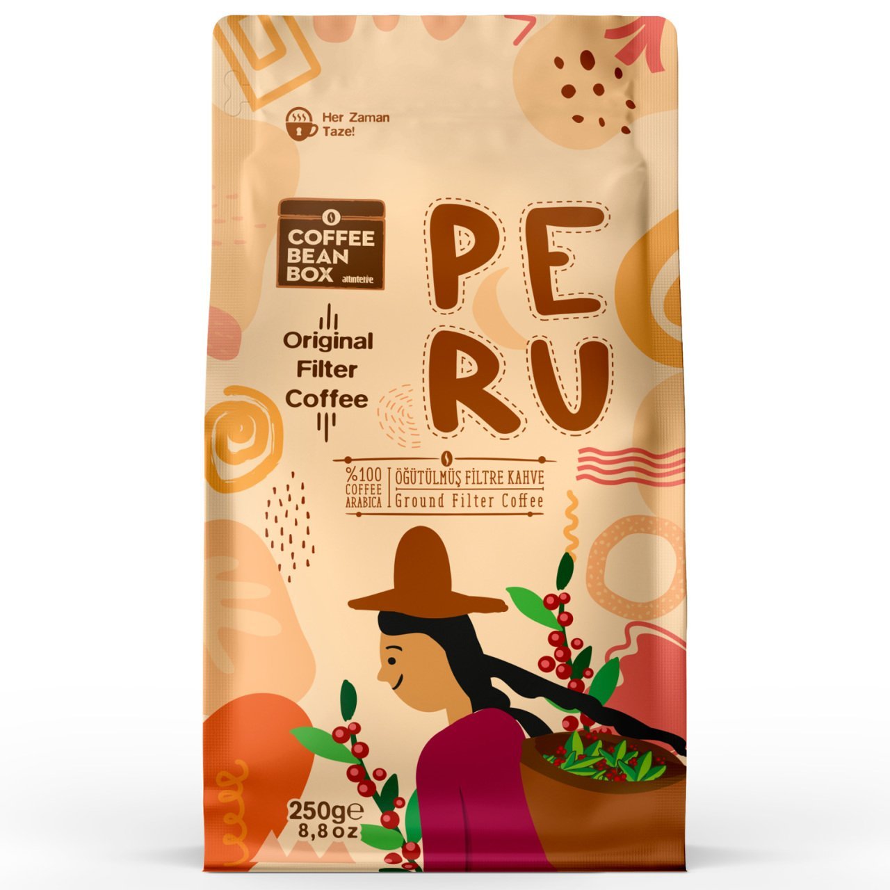 Peru Filtre Kahve 250 Gr