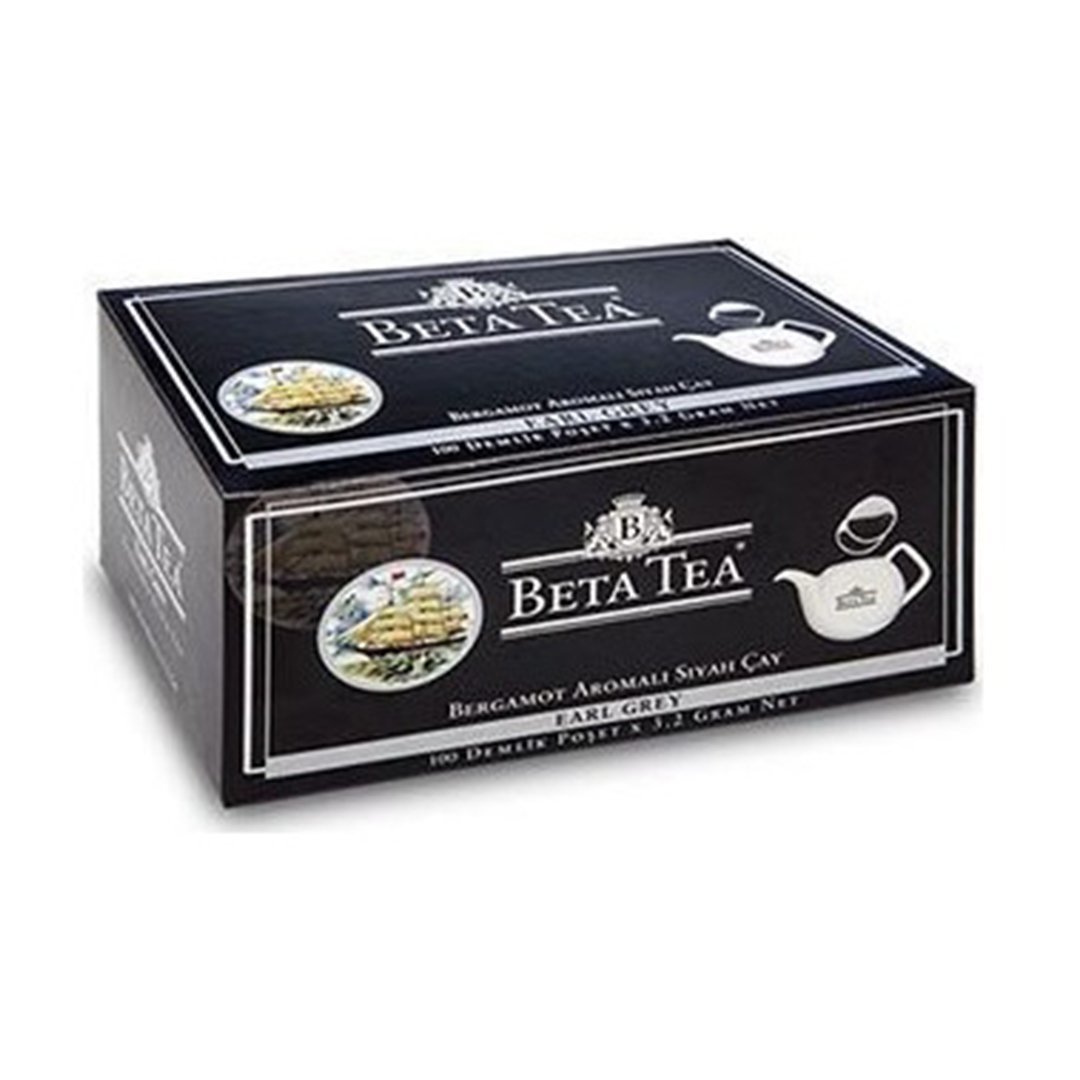Beta Earl Grey Demlık Poşet Çay 100Lu 3,2 Gr