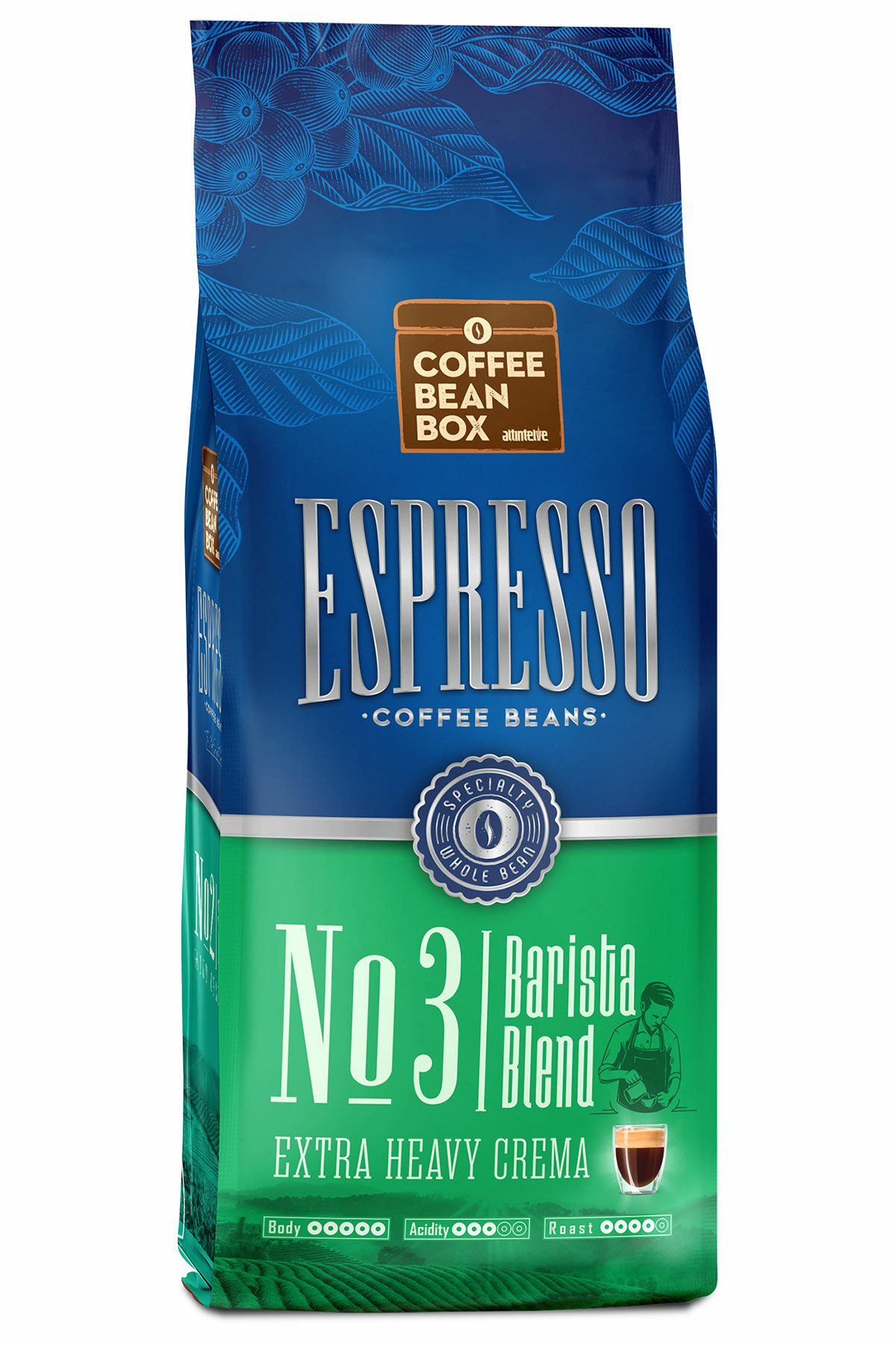 Coffeebeanbox Barista Blend Espresso Çekirdek Kahve 1 KG