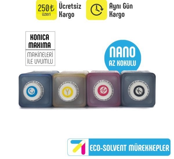 King Nano Eco-Solvent Baskı Boyası (Az Kokulu)