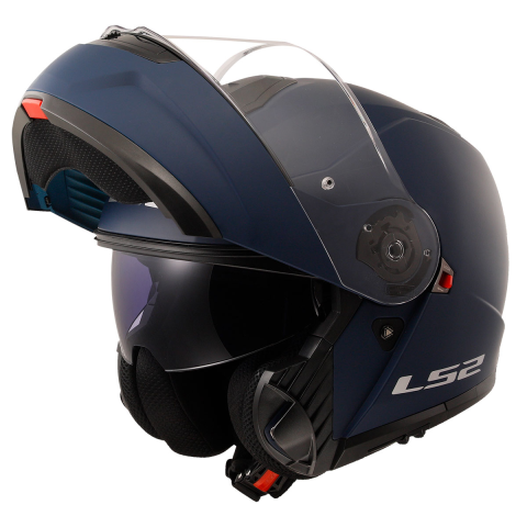 LS2 STROBE 2 MAT NAVY MAVİ KASK [XXL]